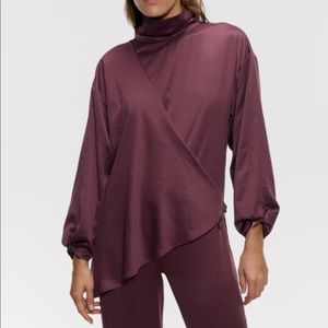 Zara satin effect pareo jumpsuit